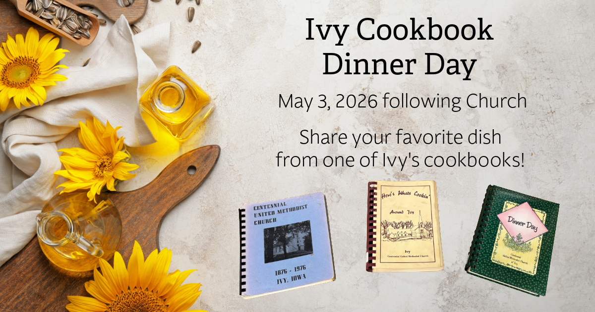 Church Cookbook Dinner Day