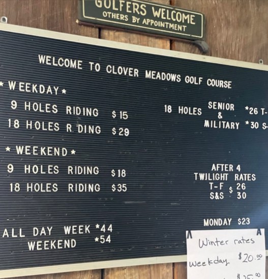 Clover Meadows Golf Course